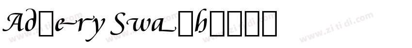 Adlery Swash字体转换